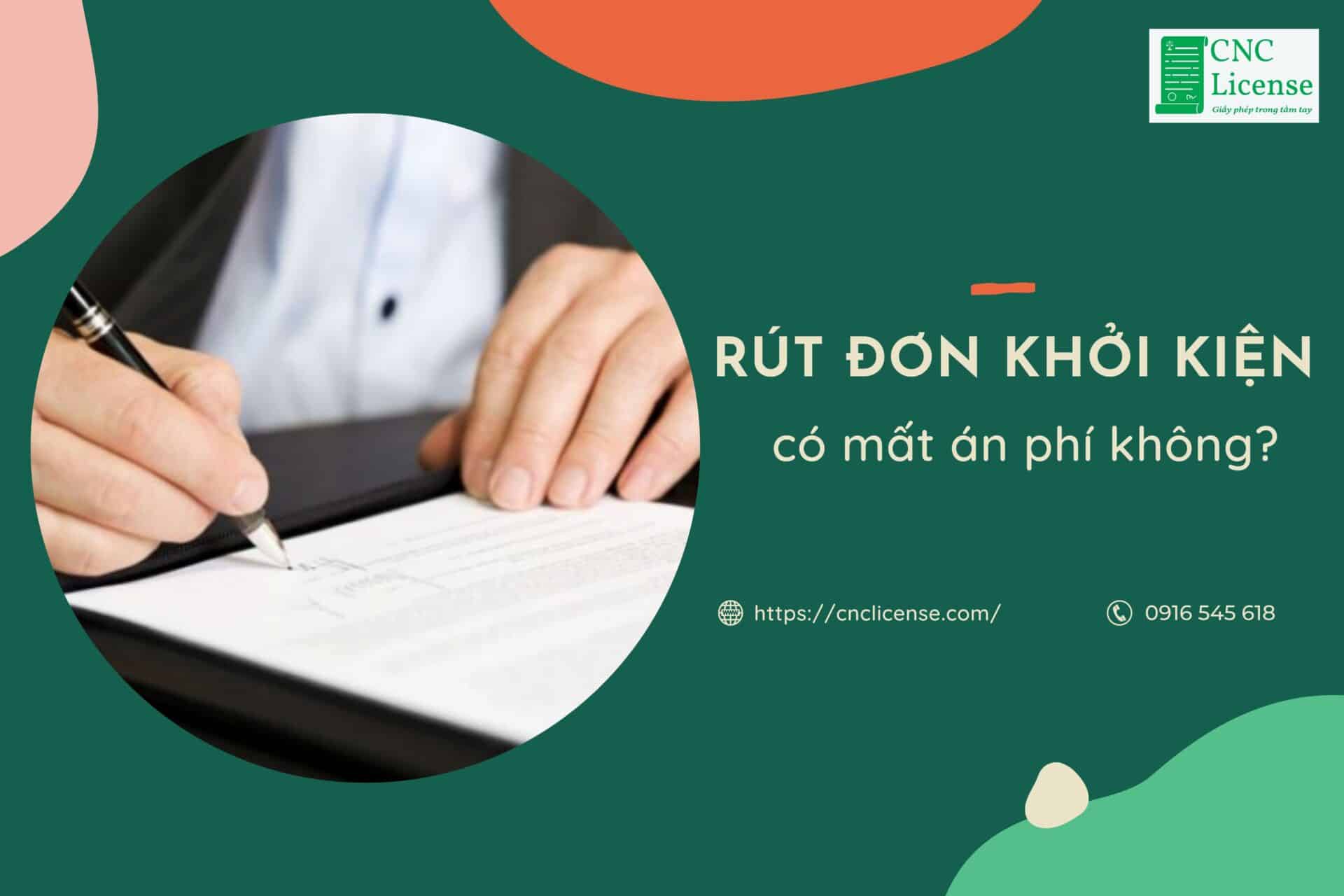 Rút đơn khởi kiện có mất án phí không?