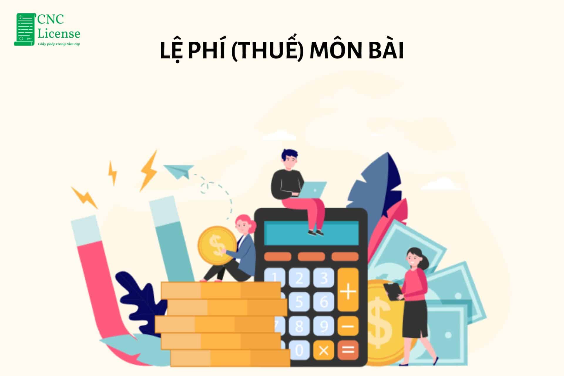 Lệ phí (thuế) môn bài