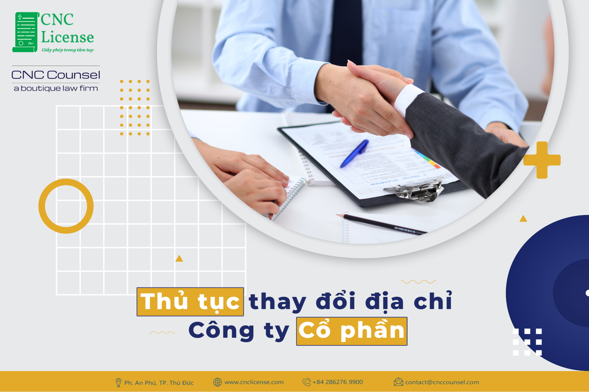 Thủ tục thay đổi địa chỉ công ty cổ phần