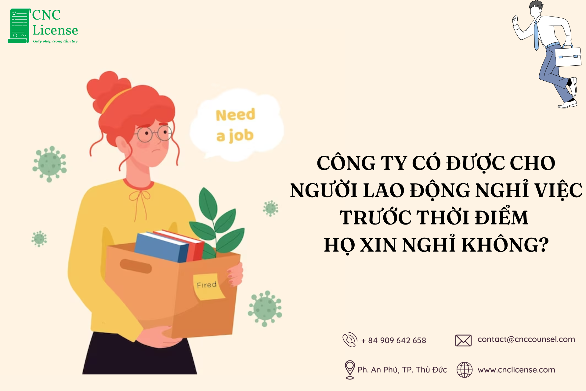 Công ty có được cho người lao động nghỉ việc trước thời điểm họ xin nghỉ không?