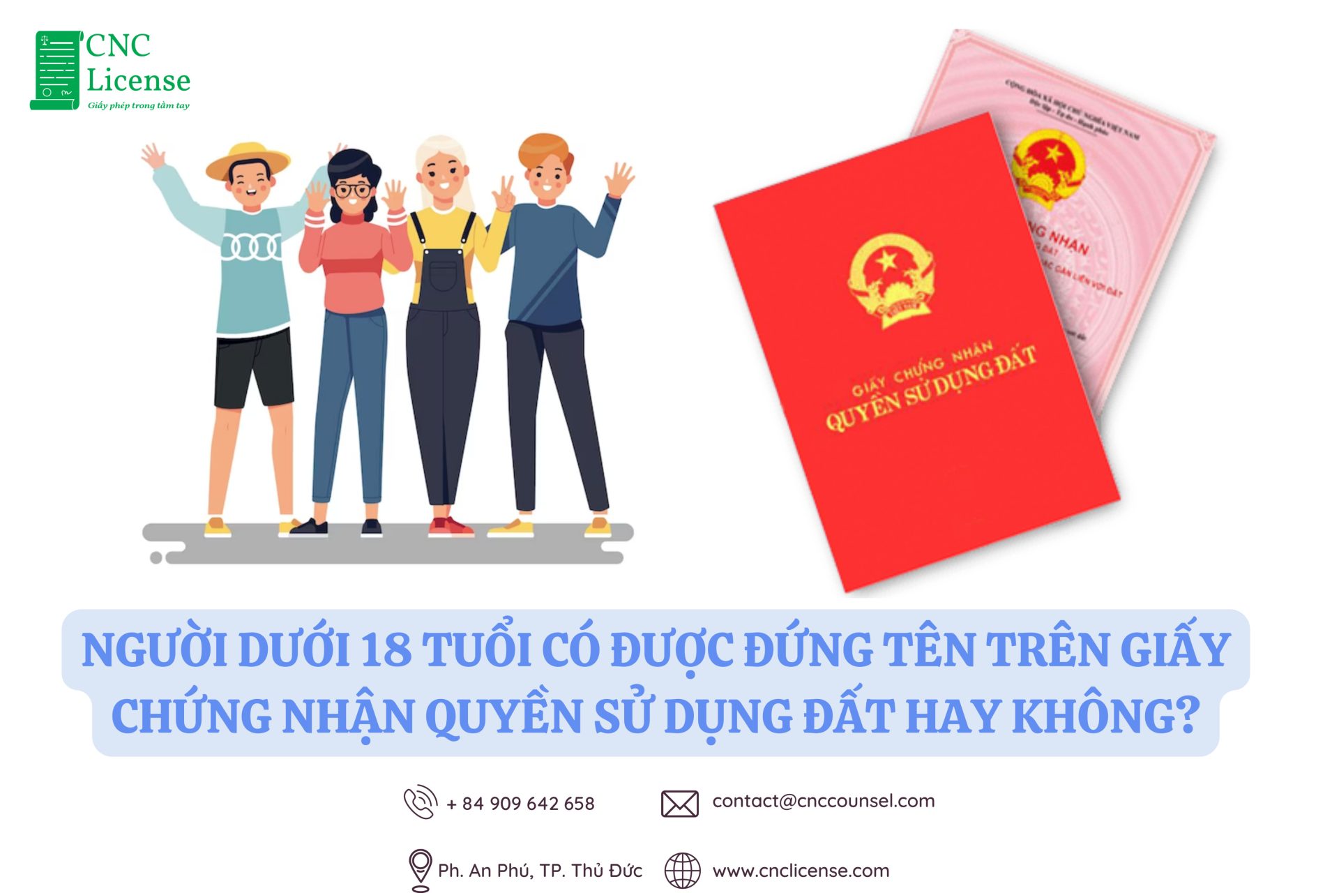 Người dưới 18 tuổi có được đứng tên trên sổ đỏ hay không?