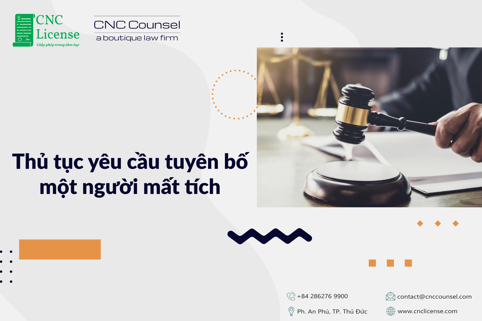 Thủ tục yêu cầu tuyên bố mất tích