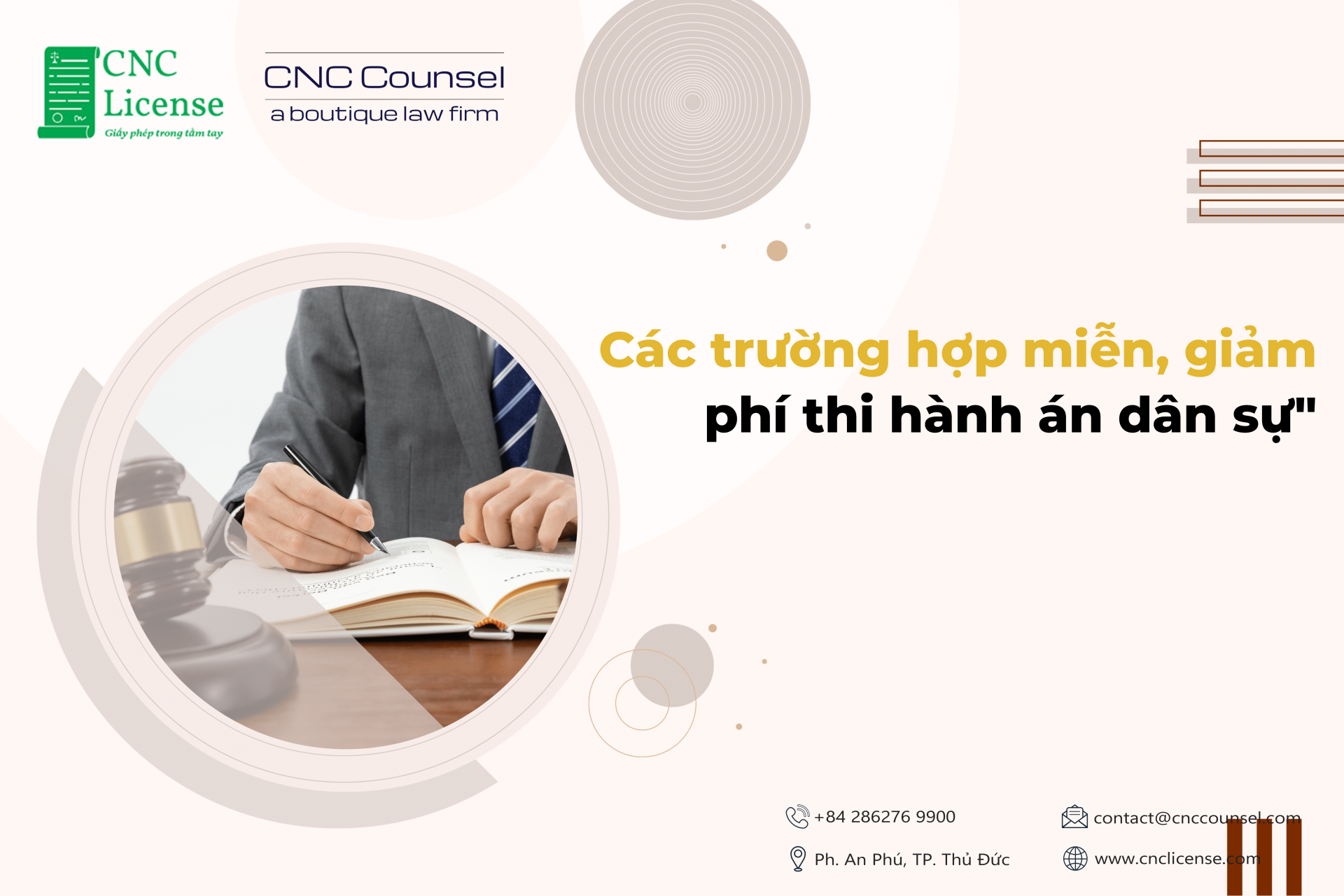 Các trường hợp miễn, giảm phí thi hành án dân sự