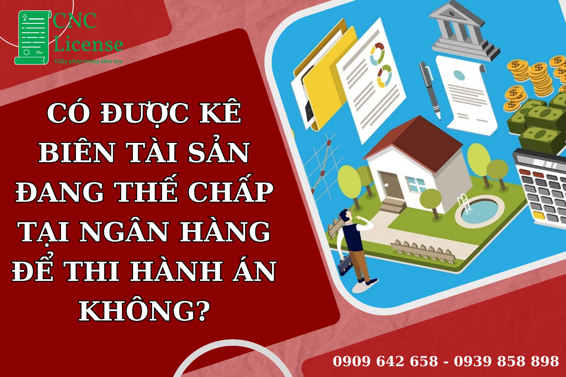 Có được kê biên tài sản đang thế chấp tại Ngân hàng để thi hành án không?