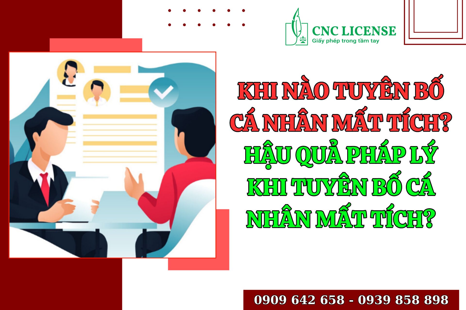 Khi nào tuyên bố cá nhân mất tích? Hậu quả pháp lý khi tuyên bố cá nhân mất tích?