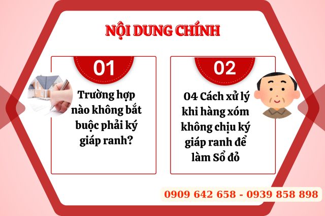 Hàng xóm không chịu ký giáp ranh