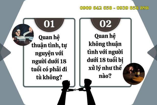 Quan hệ với người dưới 18 tuổi có phải đi tù khôgn