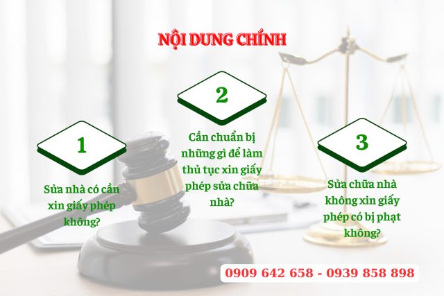 Khi sửa nhà có cần xin giấy phép xây dựng không?