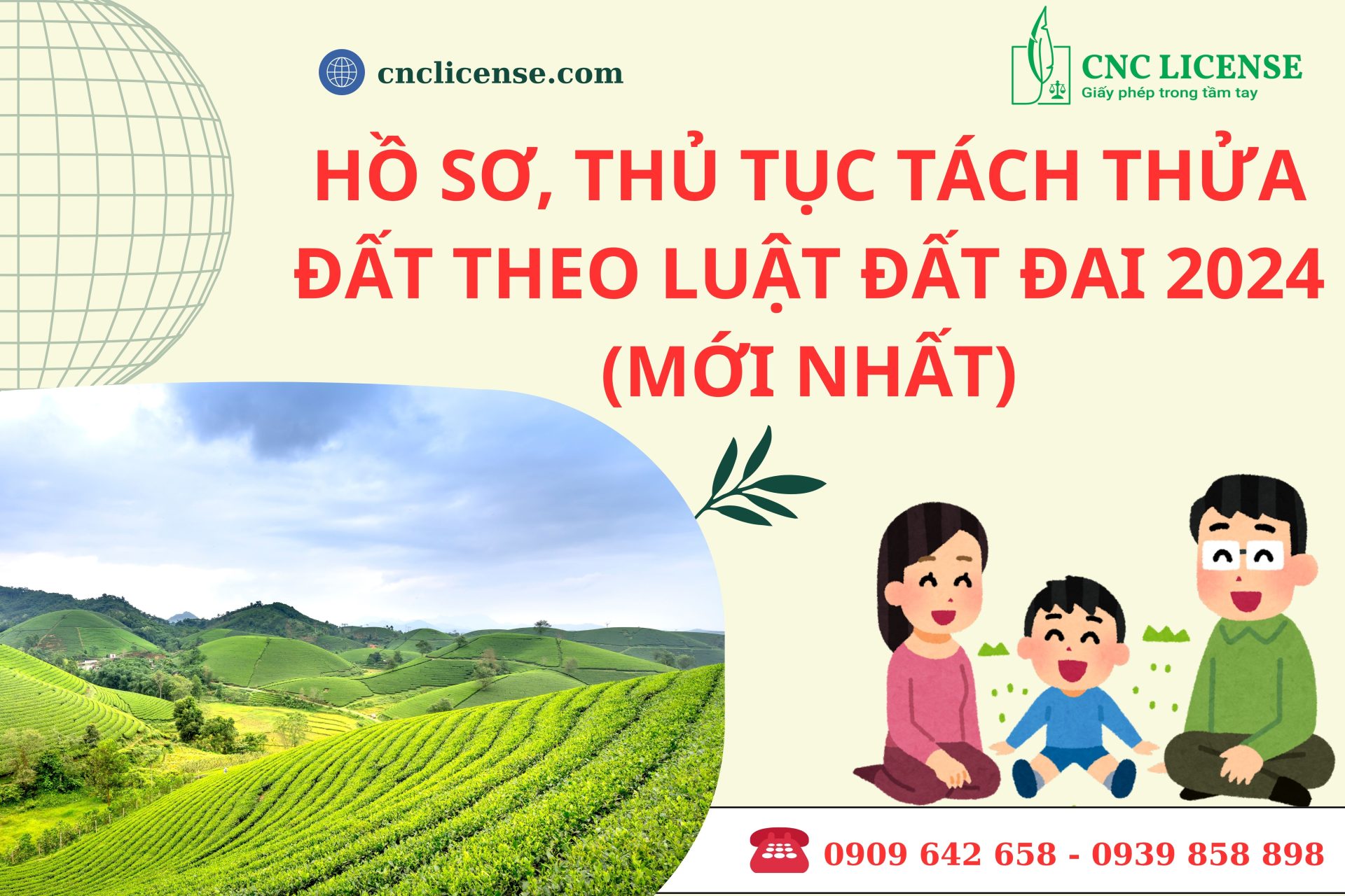 Hồ sơ, thủ tục tách thửa đất theo Luật Đất đai 2024 (Mới nhất)