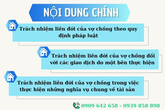 Trách nhiệm liên đới của vợ, chồng theo quy định pháp luật