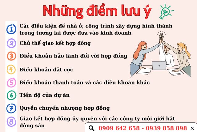 Những điểm lưu ý khi mua nhà ở, công trình xây dựng hình thành trong tương lai theo quy định của Luật kinh doanh bất động sản 2023 