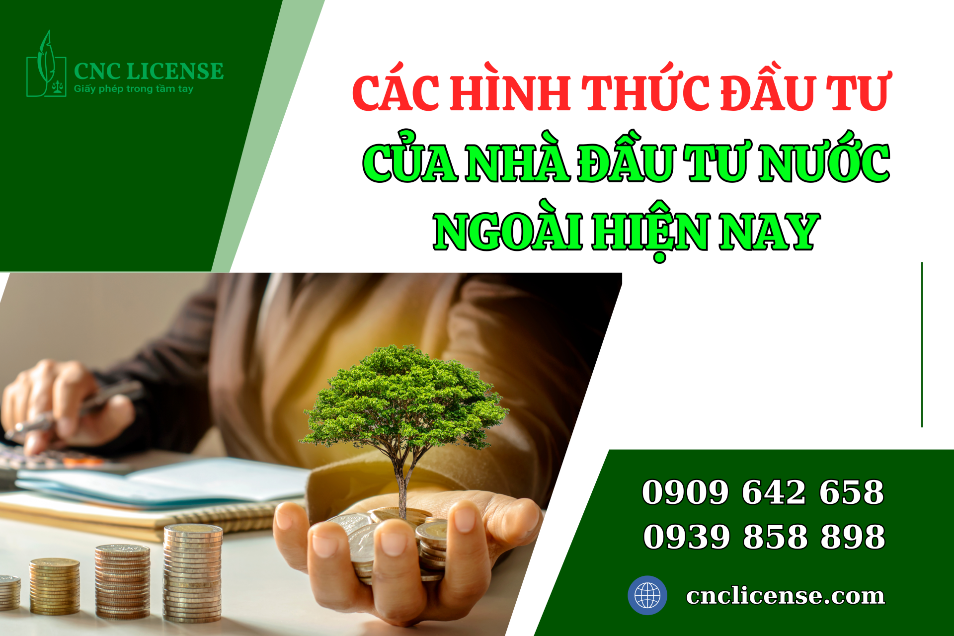 Các hình thức đầu tư của nhà đầu tư nước ngoài hiện nay