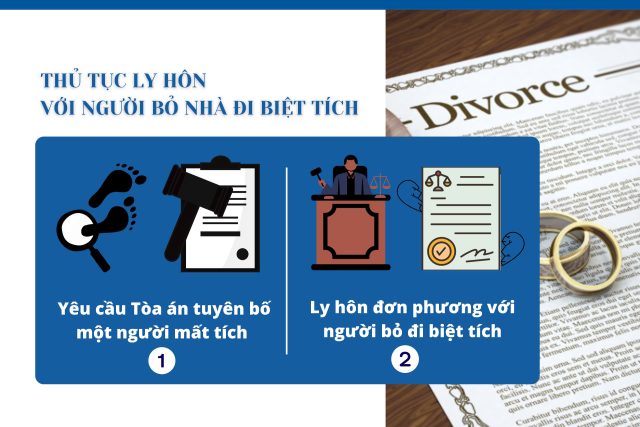 Thủ tục ly hôn với người bỏ nhà đi biệt tích