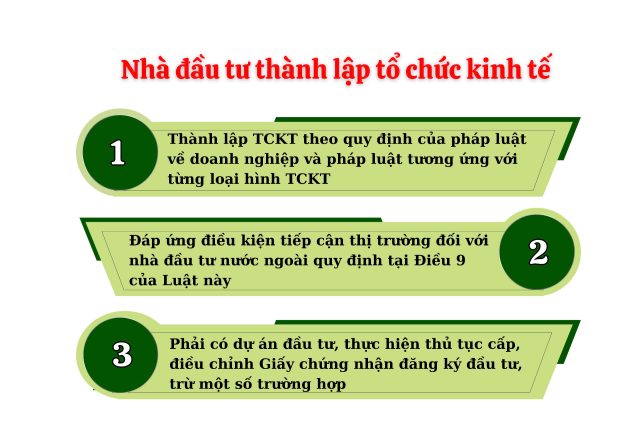 Các hình thức đầu tư của nhà đầu tư nước ngoài hiện nay