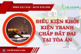 Điều kiện khởi kiện tranh chấp đất đai tại Tòa án