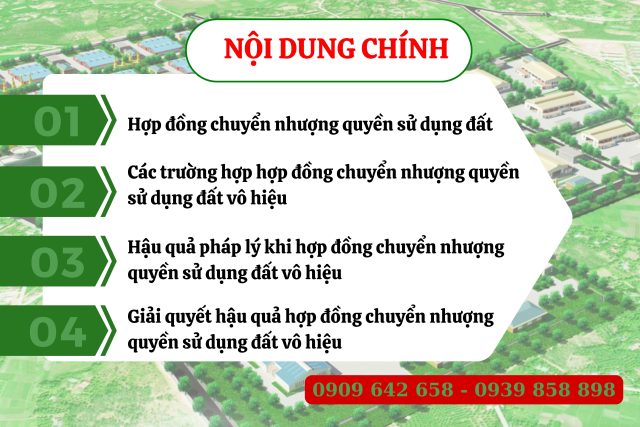 Giải quyết hậu quả hợp đồng chuyển nhượng quyền sử dụng đất vô hiệu