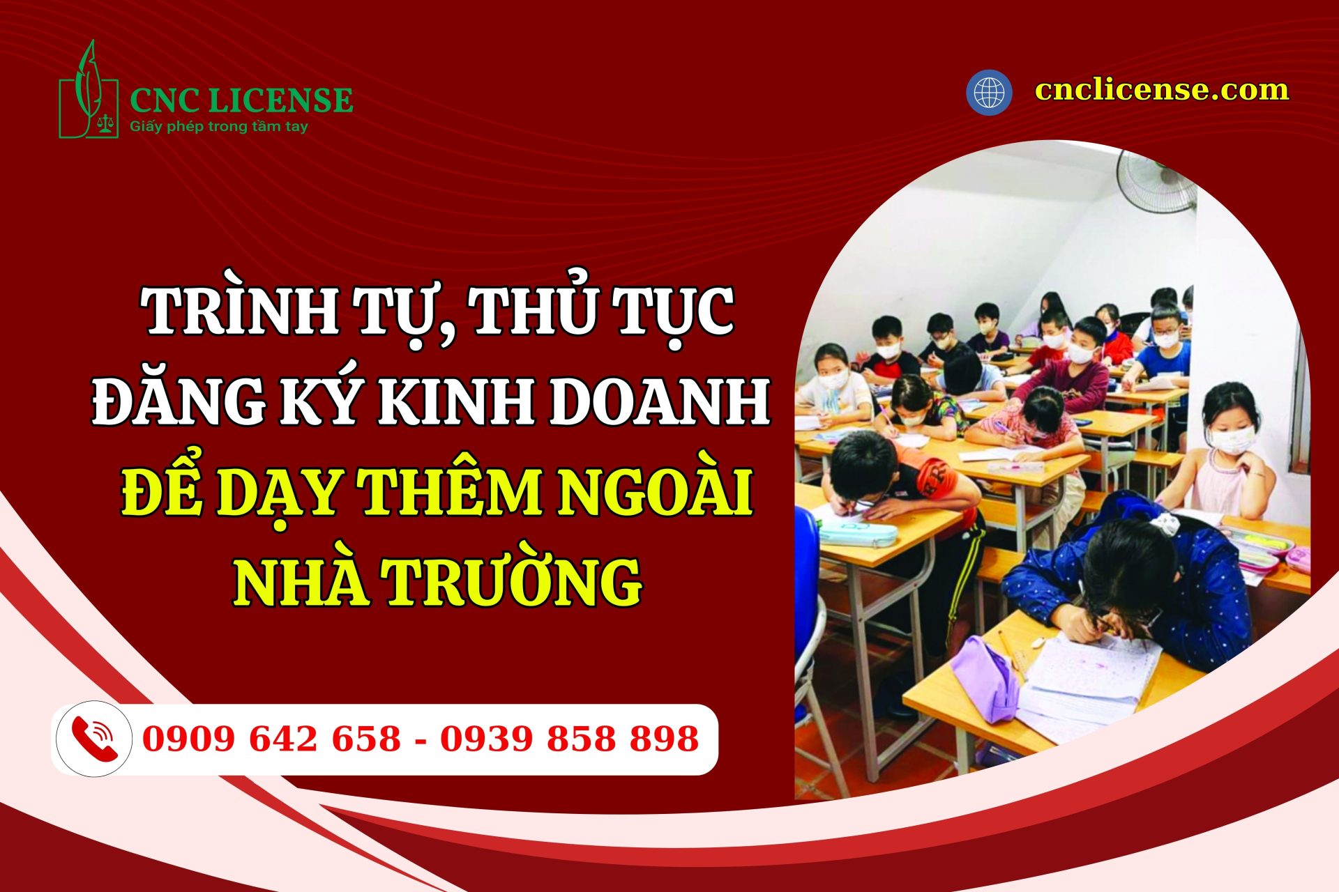 Trình tự, thủ tục đăng ký kinh doanh để dạy thêm ngoài nhà trường