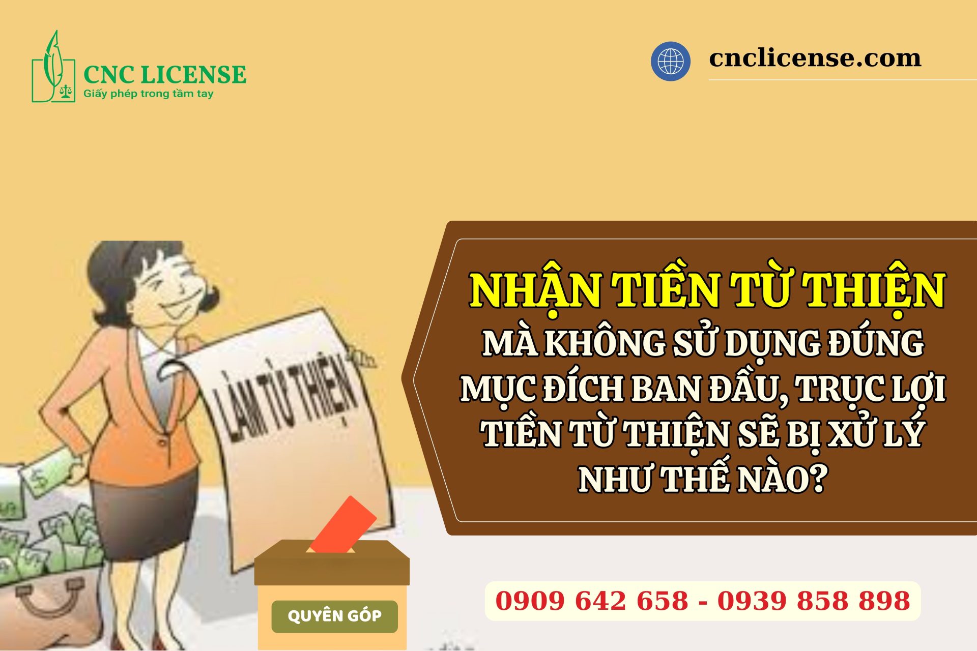 Nhận tiền từ thiện mà không sử dụng đúng mục đích ban đầu, trục lợi tiền từ thiện sẽ bị xử lý như thế nào?