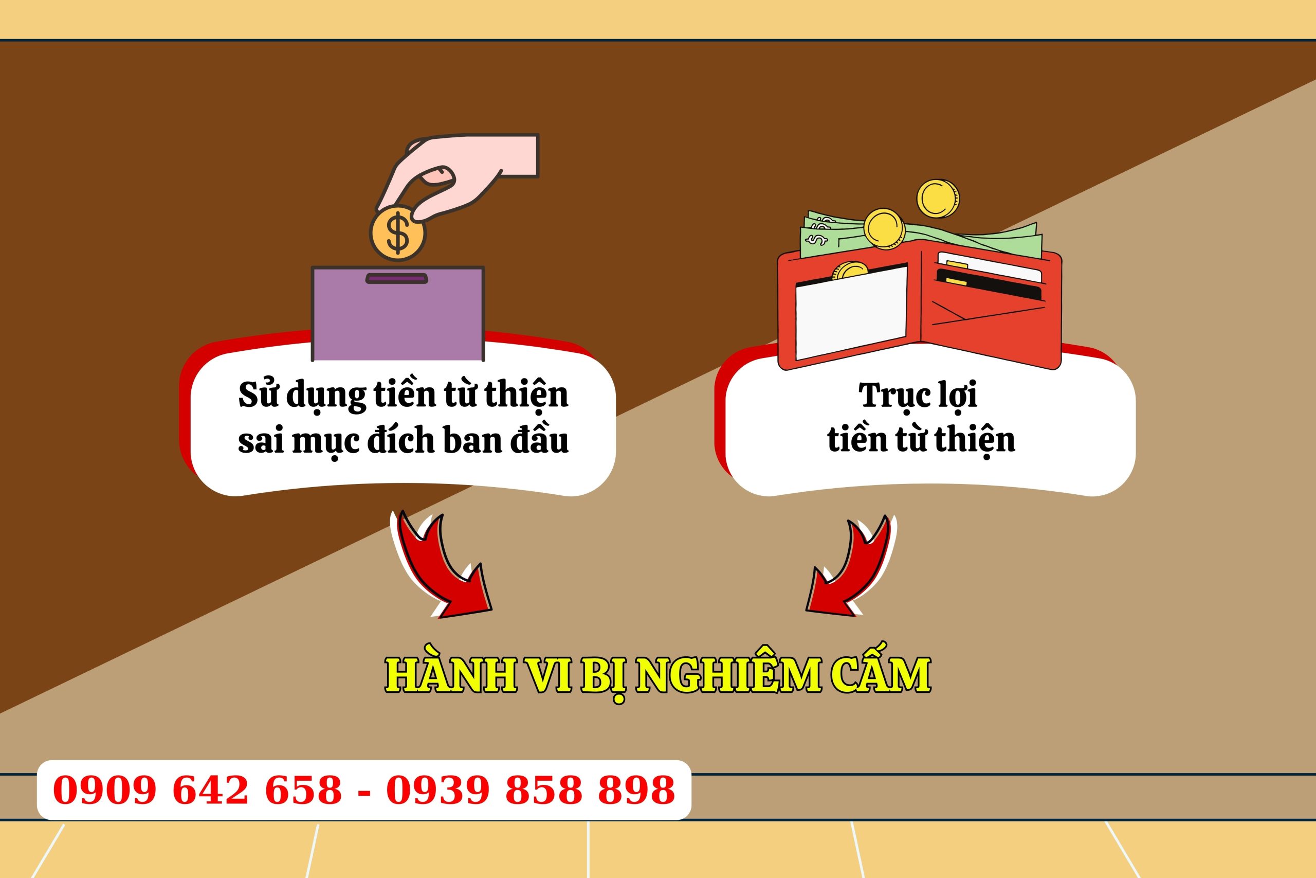 Nhận tiền từ thiện mà sử dụng sai mục đích ban đầu, trục lợi tiền từ thiện thì bị xử lý như thế nào?